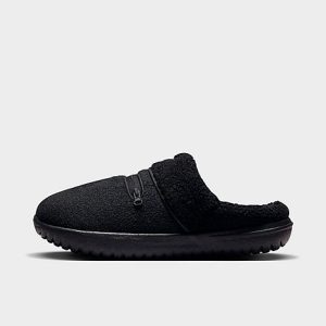 Nike Women&apos;s Burrow SE Slippers in Black/Black Size 12.0 Wool/Knit - 3553994