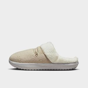 Nike Women&apos;s Burrow SE Slippers in Beige/Sanddrift Size 11.0 Wool/Knit - 3554002
