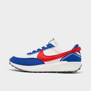 Nike Men&apos;s Waffle Debut Swoosh SE Blue Ribbon Sports Casual Shoes in Blue/White/Phantom Size 12.0 Suede - 3179364