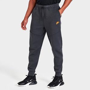 Nike Tech Fleece Taped Jogger Pants in Grey/Dark Smoke Grey Size 2XL Cotton/Polyester/Fleece - 5821906