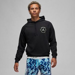 Jordan Men&apos;s Dri-FIT Sport BC Fleece Hoodie in Black/Black Size 2XL Cotton/Polyester/Fleece - 5891180