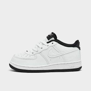 Nike Kids&apos; Toddler Force 1 Casual Shoes in White/White Size 3.0 Leather - 3217742
