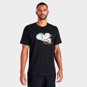 Jordan Men&apos;s Flight Artist Series T-Shirt in Black/Black Size 3XL 100% Cotton - 5849574