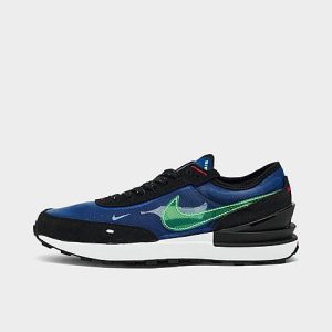 Nike Big Kids&apos; Waffle One Casual Shoes in Blue/Black/Medium Blue Size 7.0 Suede - 3150814