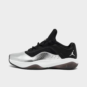 Women&apos;s Air Jordan 11 CMFT Low Casual Shoes in Black/Metallic/Black Size 8.5 Leather - 3178354