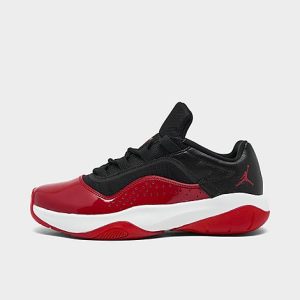 Women&apos;s Air Jordan 11 CMFT Low Casual Shoes in Red/Black/Black Size 8.5 Leather - 3223029