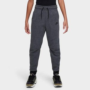 Nike Boys&apos; Tech Fleece Winterized Jogger Pants in Grey/Dark Grey Size XL Cotton/Polyester/Fleece - 5888829