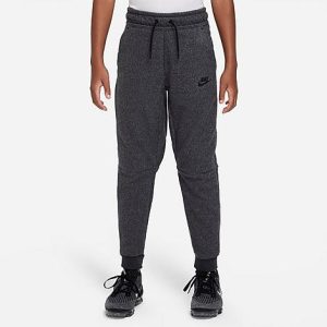 Nike Boys&apos; Tech Fleece Winterized Jogger Pants in Grey/Dark Smoke Grey Size XL Cotton/Polyester/Fleece - 5888834
