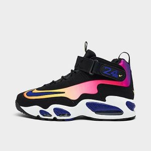 Nike Men&apos;s Air Griffey Max 1 Training Shoes in Black/Black Size 11.0 Leather - 3149727