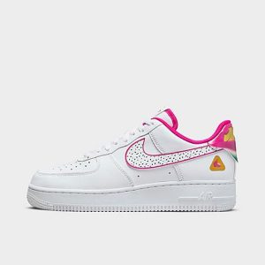 Nike Women&apos;s Air Force 1 &apos;07 LX Casual Shoes in White/White Size 6.0 Suede - 3219658