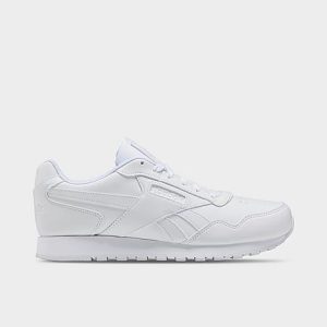 Reebok Men&apos;s Classic Harman Run Casual Shoes in White/White Size 9.0 Leather - 3208132