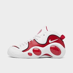 Nike Men&apos;s Air Zoom Flight 95 Basketball Shoes in Red/White/White Size 10.0 - 3220724