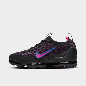 Nike Women&apos;s Air VaporMax 2021 Flyknit Running Shoes in Black/Black Size 7.5 - 3159364