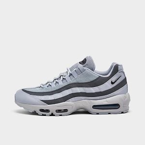 Nike Men&apos;s Air Max 95 Casual Shoes in Grey/Wolf Grey Size 7.0 Nylon - 3514471