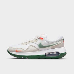 Nike Big Kids&apos; Air Max Motif Casual Shoes in White/White Size 7.0 Suede - 3524203