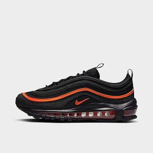 Nike Big Kids&apos; Air Max 97 SE Casual Shoes in Black/Black Size 4.5 - 3524182