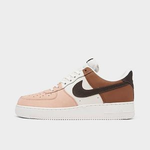 Nike Air Force 1 &apos;07 LV8 1 Casual Shoes in Brown/Pink/Arctic Orange Size 11.0 - 3175557