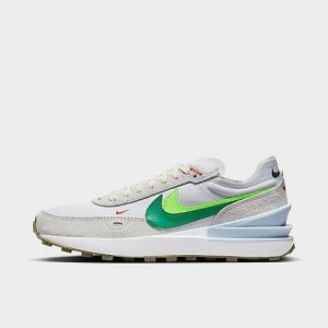 Nike Women&apos;s Waffle One SE Casual Shoes in White/Football Grey Size 6.5 Suede - 3522691