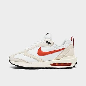 Nike Women&apos;s Air Max Dawn Casual Shoes in White/White Size 12.0 Suede - 3521540