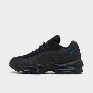 Nike Men&apos;s Air Max 95 Casual Shoes in Black/Black Size 13.0 Nylon - 3223334