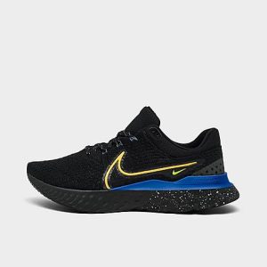 Nike Men&apos;s React Infinity 3 Running Shoes in Black/Black Size 14.0 Knit - 3202411
