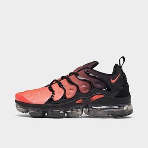 Nike Air VaporMax Plus Running Shoes in Black/Orange/Black Size 14.0 - 3225034