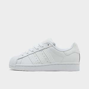 Adidas Big Kids&apos; Originals Superstar Casual Shoes in White/Footwear White Size 7.0 Leather - 2511205