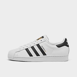 Adidas Men&apos;s Originals Superstar Casual Shoes in White/Cloud White Size 13.0 Leather - 2510266