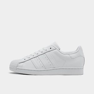 Adidas Men&apos;s Originals Superstar Casual Shoes in White/Cloud White Size 13.0 Leather - 2510288