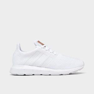 Adidas Women&apos;s Originals Swift Run Casual Shoes in White/White Size 10.0 Knit - 2464057