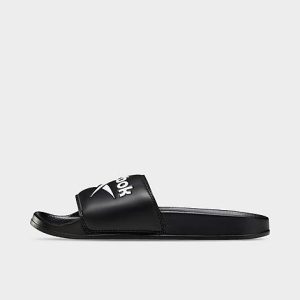 Reebok Men&apos;s Classic Slide Sandals in Black/Black Size 5.0 - 3094074