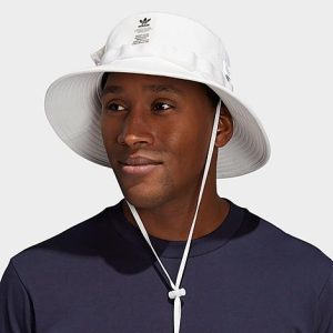 Adidas Originals Non-Dyed Boonie Hat in White/White Size Large/X-Large Polyester - 8203844