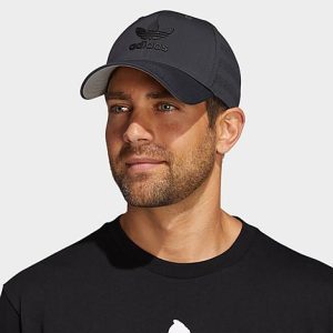 Adidas Men&apos;s Originals Beacon Snapback Hat in Black/Grey - 8203834