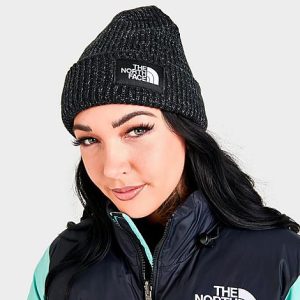 The North Face Inc Salty Dog Beanie Hat in Black/TNF Black Knit/Jersey - 8098386