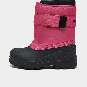 Polo Ralph Lauren Girls&apos; Toddler Everlee Winter Boots in Pink/Baja Pink Size 12.0 Fleece - 3544752