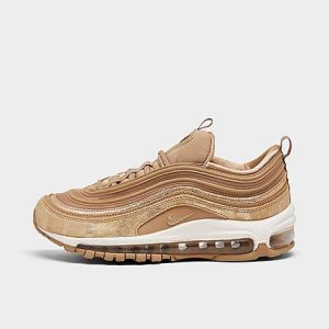 Nike Women&apos;s Air Max 97 Casual Shoes in Beige/Sesame Size 11.0 Leather - 3223180