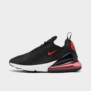 Nike Big Kids&apos; Air Max 270 Casual Shoes in Black/Black Size 7.0 - 3220808