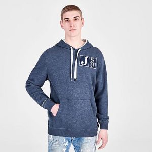 Mitchell And Ness Men&apos;s Jackson State University Classic French Terry Hoodie in Blue/Navy Size XL 100% Cotton - 5790629