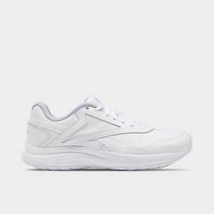 Reebok Men&apos;s Walk Ultra 7 DMX Walking Shoes (Wide Width 2E) in White/White Size 14.0 Leather - 3208234