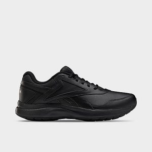 Reebok Men&apos;s Walk Ultra 7 DMX Walking Shoes (Extra Wide 4E) in Black/Black Size 15.0 Leather - 3208187