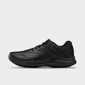 Reebok Women&apos;s Walk Ultra 7 DMX MAX Casual Shoes (Wide Width D) in Black/ Size 10.0 Leather - 3201425