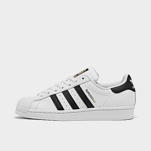 Adidas Big Kids&apos; Originals Superstar Casual Shoes in White/Footwear White Size 3.5 Leather - 2518405