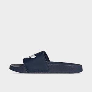 Adidas Men&apos;s Originals Adilette Lite Slide Sandals in Blue/Navy Size 13.0 - 2573775