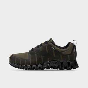 Reebok Men&apos;s ZigWild Trail 6 Running Shoes in Green/Army Green Size 13.0 Leather/Suede - 3161813
