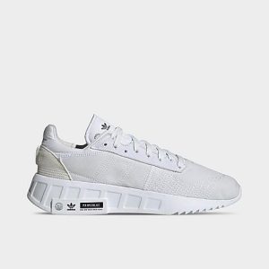 Adidas Men&apos;s Originals Geodiver Primeblue Casual Shoes in White/White Size 12.0 Plastic - 3084145