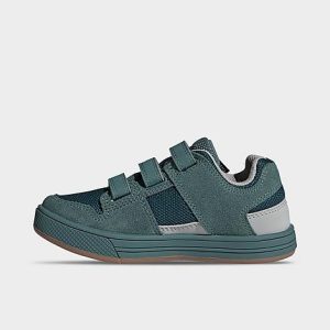 Adidas Big Kids&apos; Five Ten Freerider Mountain Bike Shoes in Blue/Wild Teal Size 12.5 Leather - 3188226