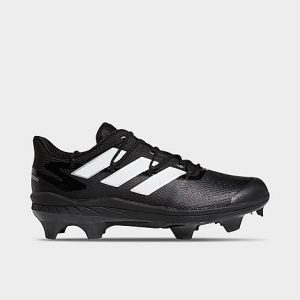 Adidas Men&apos;s Adizero Afterburner 9 Pro TPU Baseball Cleats in Black/Black Size 10.0 Plastic - 3085512