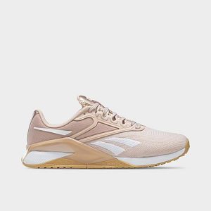 Reebok Women&apos;s Nano X2 Training Shoes in Pink/Soft Ecru Size 11.0 Knit - 3511013