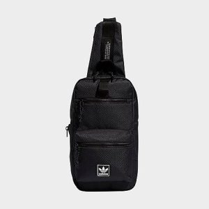 Adidas Originals Utility Sling Bag in Black/Black Polyester - 8203857