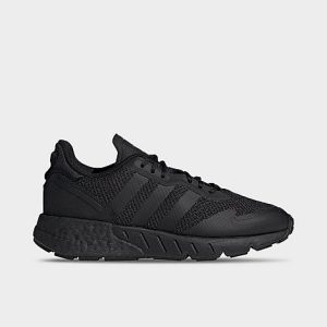 Adidas Big Kids&apos; Originals ZX 1K BOOST Casual Shoes in Black/Core Black Size 5.0 - 3022866